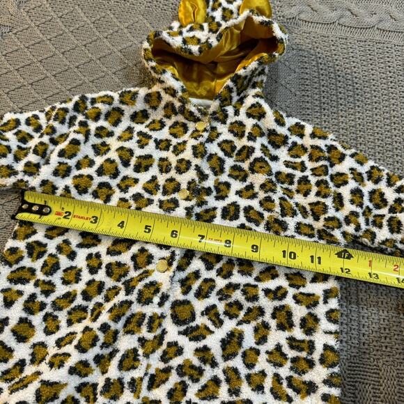 Vintage Handmade Leopard Toweling/Outdoor Hooded Baby Sack ~ 3/6Ml - Picture 8 of 13